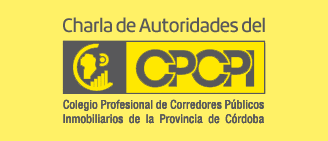 Charla de autoridades del Colegio Profesional de Corredores Públicos Inmobiliarios de Córdoba
