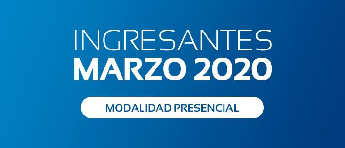 Seminario para Ingresantes Marzo 2020 (Modalidad Presencial)