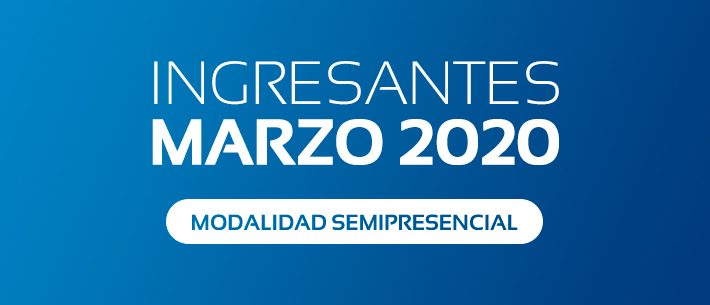 Seminario para Ingresantes Marzo 2020 (Modalidad Semipresencial)
