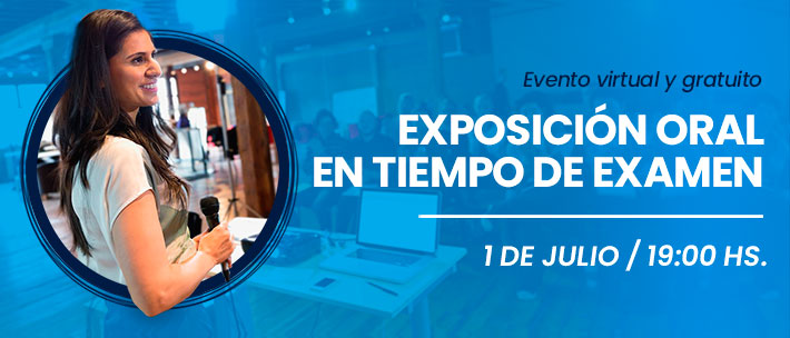 La exposición oral en tiempo de examen