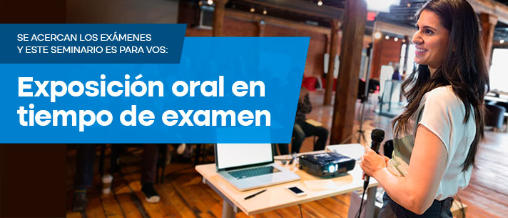 Exposición oral en tiempo de examen