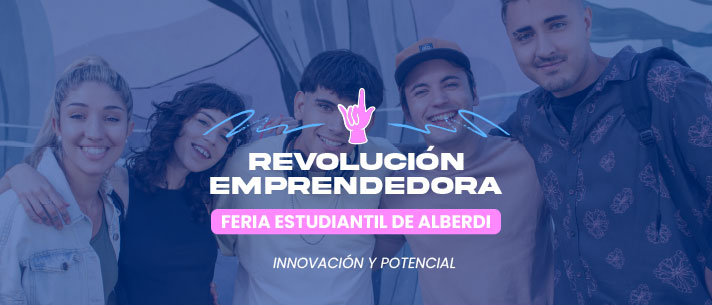 Revolución Emprendedora Feria estudiantil de Alberdi