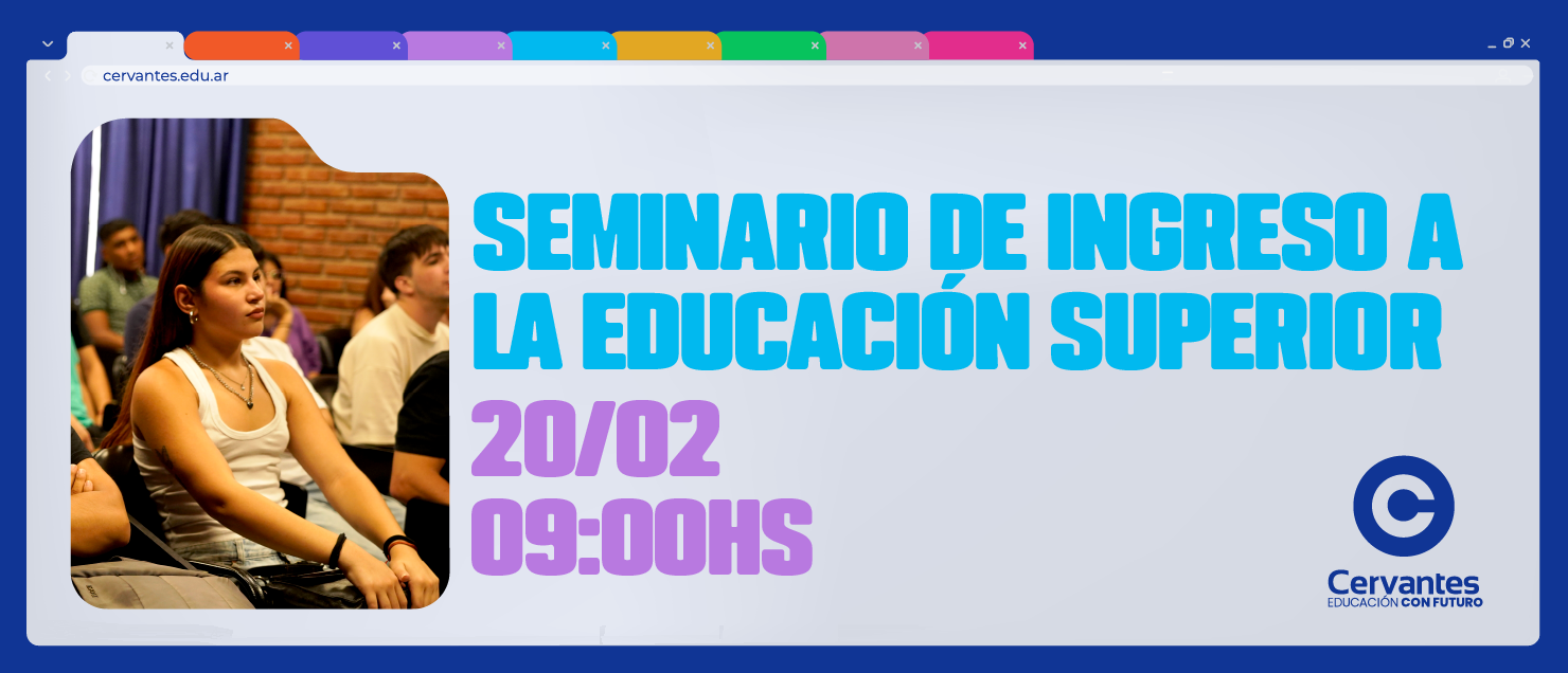 Seminario de Ingreso a la Educaci&oacute;n Superior - Marzo 2026